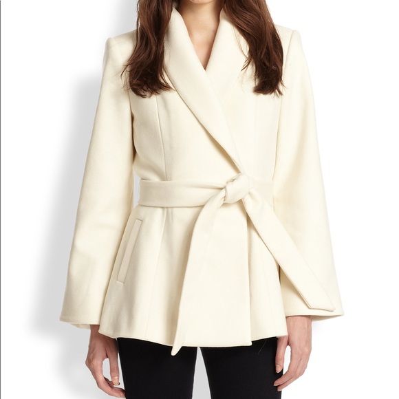 white wrap jacket